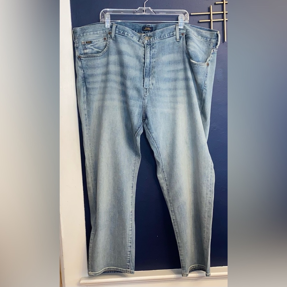 Polo by Ralph Lauren Men's Sky Blue Relaxed Jeans